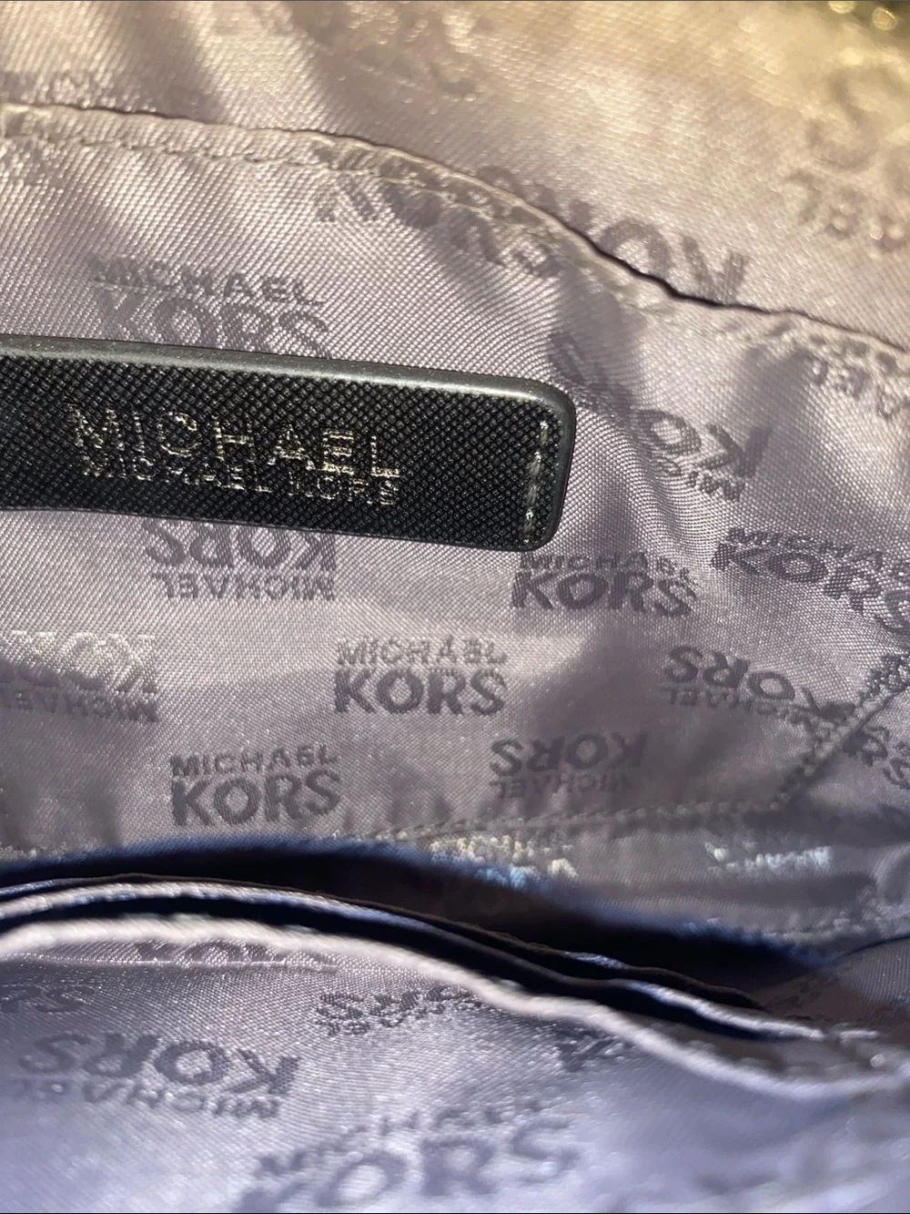 Michael Kors Metallic Bronze Wristlet Clutch